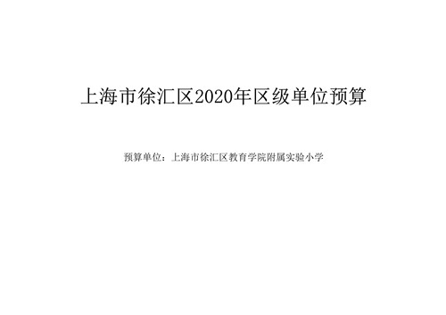 上海市徐汇区教育学院附属实验小学2020年度单位预算(2)_1.jpg